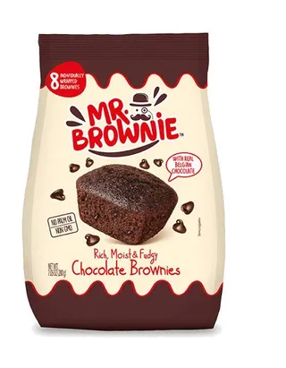 Mr. Brownie Chocolate Brownies With Belgian Chocolate 8Pcs 200G