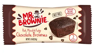 Mr. Brownie Chocolate Brownies With Belgian Chocolate 2Pcs 50G