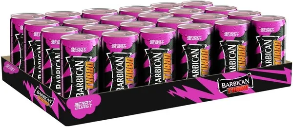 Barbican Turbo Berry Burst Energy Drink 24X240Ml