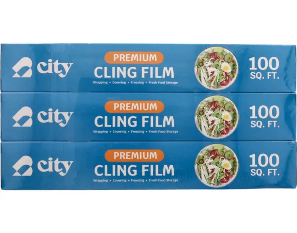 City Premium Cling Film 3x100 Sq.Ft