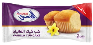 الفيصل كب كيك فانيليا  2 حبة 65 جم