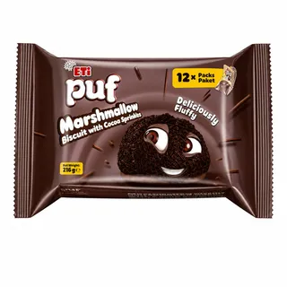 ETI Puf Marshmallow Biscuit With Cacao Sprinkles 216G