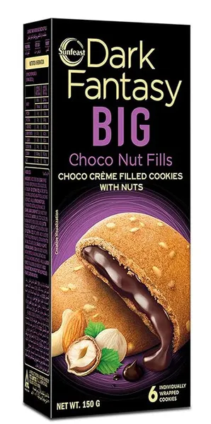 Sunfeast Dark Fantasy Big Choconut Fills Wafer 150G