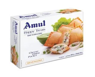 Amul Cheese Onion Pocket 300G
