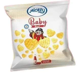 Mickey Snax Baby Faces Chips Bbq Flavour 12G
