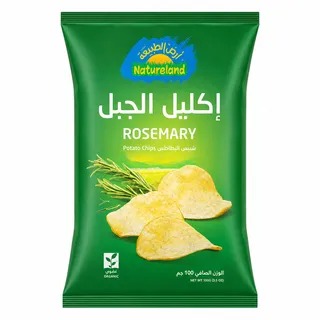 أرض الطبيعة رقائق الروزماري العضوية 100 جم