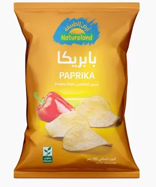 Natureland Organic Hot Chili Chips 100G