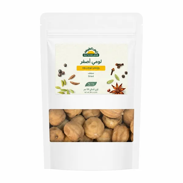 Natureland Organic Dried Yellow Limes 150G