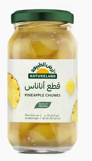 Natureland Organic Pineapple Chunks 355G