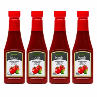 Pure Foods Tomato Ketchup 4X340G