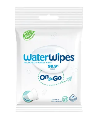 WaterWipes 99.9% Water On The Go 10Pcs