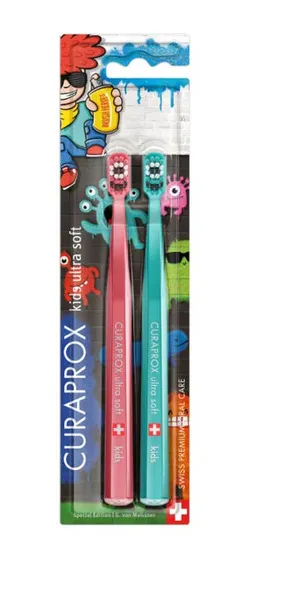 Curaprox Kids Ultra Soft Toothbrush Graffiti Edition 2-Pack