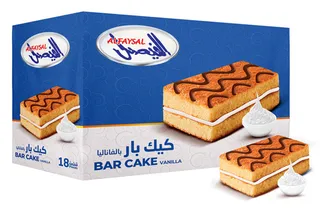 الفيصل كيك بار بحشوة بالفانيلا 25جم