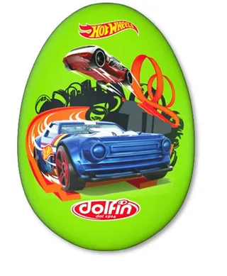 Dolfin Hot Wheels Egg Chocolate 110G