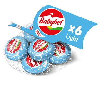 Babybel Light Mini Cheese Snack In Net 6X20G