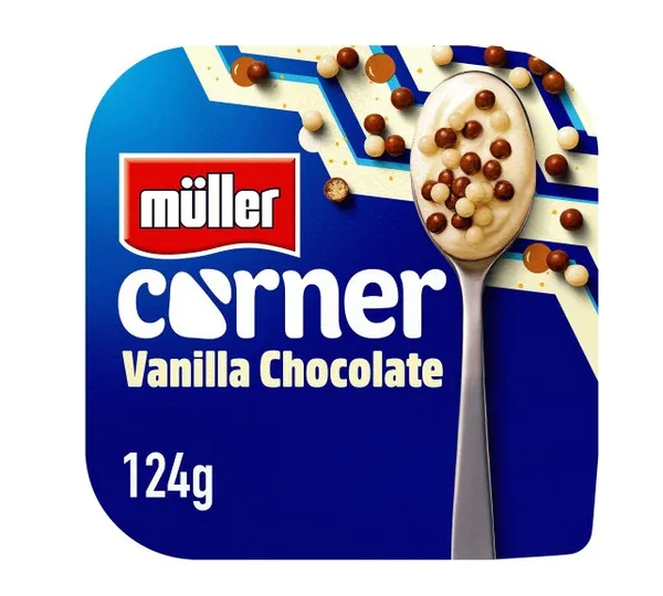 Muller Corner Crunch Vanilla Chocolate Balls In Yogurt 124G