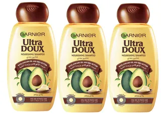 Garnier Ultra Doux Avocado Shampoo 3X400Ml