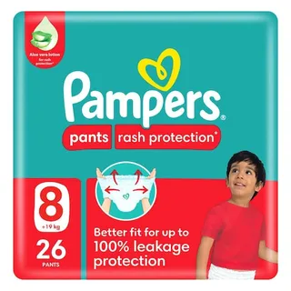Pampers Size 8 Pants (19+ kg) 26pcs