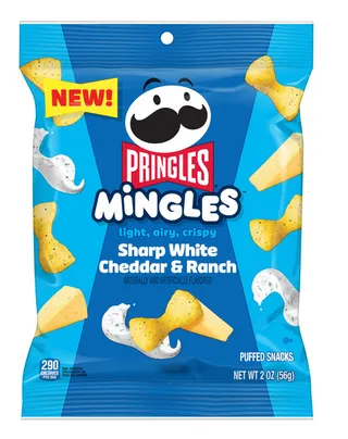 Pringles Mingles Sharp White Cheddar & Ranch 56G