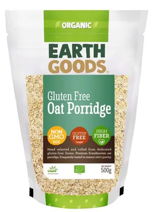 Earth Goods Organic Gluten Free Oat Porridge 500g