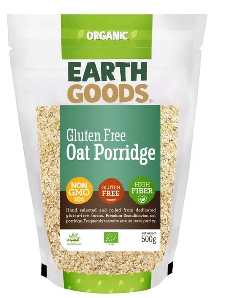 Earth Goods Organic Gluten Free Oat Porridge 500g