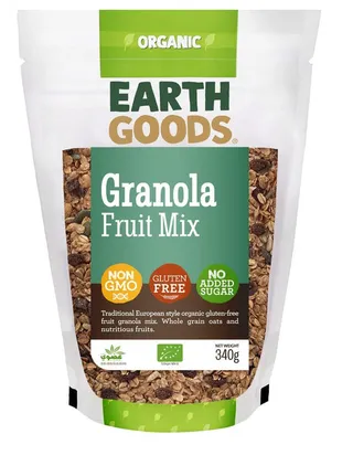 Earth Goods Organic Granola Fruit Mix 340G