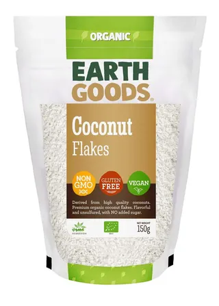 Earth Goods Organic Coconut Flakes 150G