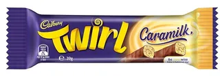 Cadbury Twirl Caramilk Chocolate 39G