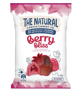 The Natural Confectionaery Co. Berry Bliss Jelly 180G