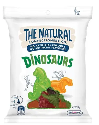 The Natural Confectionaery Co. Dinosaurs Jelly 220G