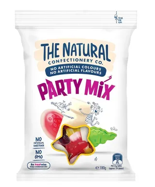 The Natural Confectionaery Co. Party Mix Jelly 180G