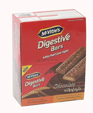 McVitie's Digestive Bars Milk Chocolate 12X30G