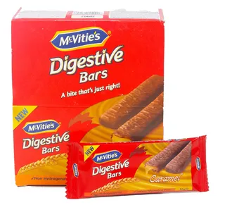 McVitie's Digestive Bars Caramel 12X30G