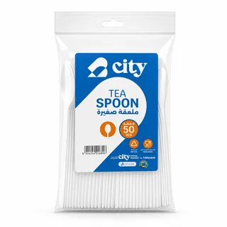 City Plastic Tea Spoon 50Pcs