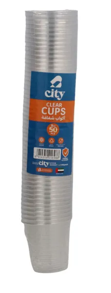 City Clear Cups 50X236.5Ml