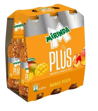 Mirinda Plus Mango Peach 6X300Ml