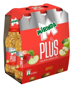 Mirinda Plus Apple Cocktail 6X300Ml