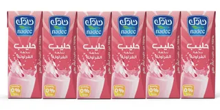 Nadec Strawberry Milk 6X185Ml