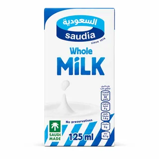 Saudia Whole Milk 125Ml