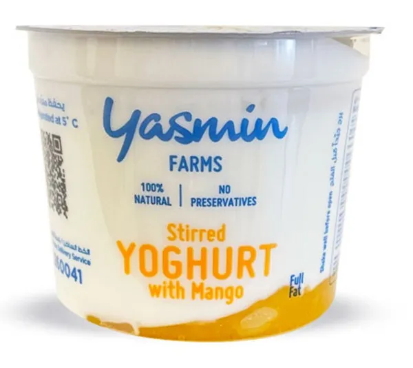 Yasmin Farms Stirred Yoghurt With Mango Cup
