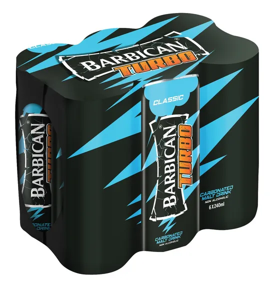 Barbican Turbo Classic Energy Drink 6X240Ml