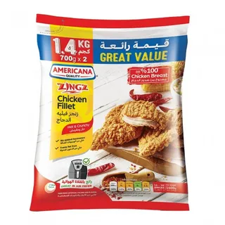 Americana Zingz Chicken Fillet 1400G