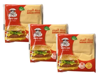 وايت شيف جبة برغر شرائح 200X3 جم