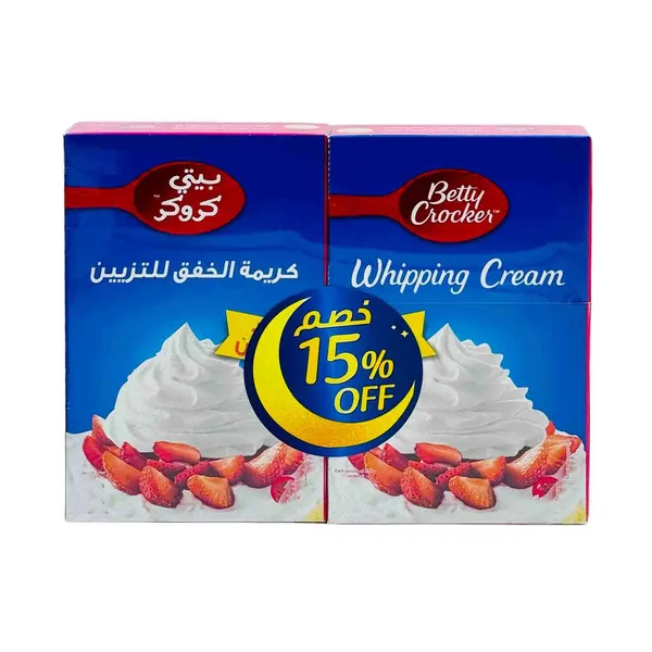 بيتي كروكر مزيج كريمة الخفق 140X2 جم