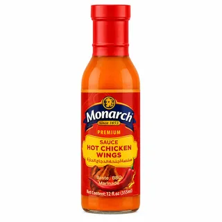 Monarch Premium Hot Chicken Wings Sauce 355Ml