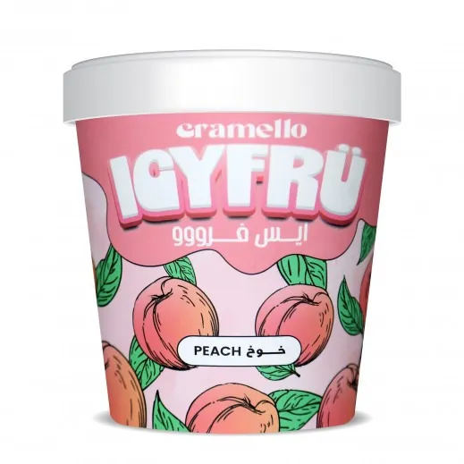 كراميلو آيس فرو آيس كريم خوخ 315 مل