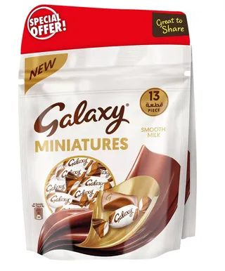 Galaxy Miniatures Smooth Milk Chocolate 2X117G