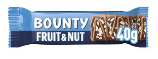 Bounty Fruit & Nut Chocolate Bar 40G