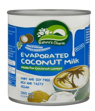 Nature's Charm Evaporated Coconut Milk 360Ml