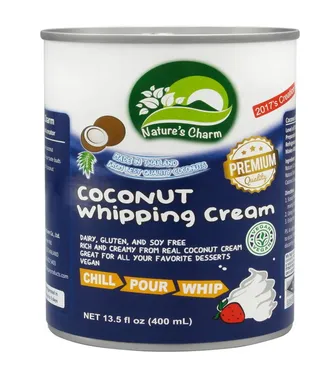 Nature's Charm Coconut Whipping Cream 400Ml